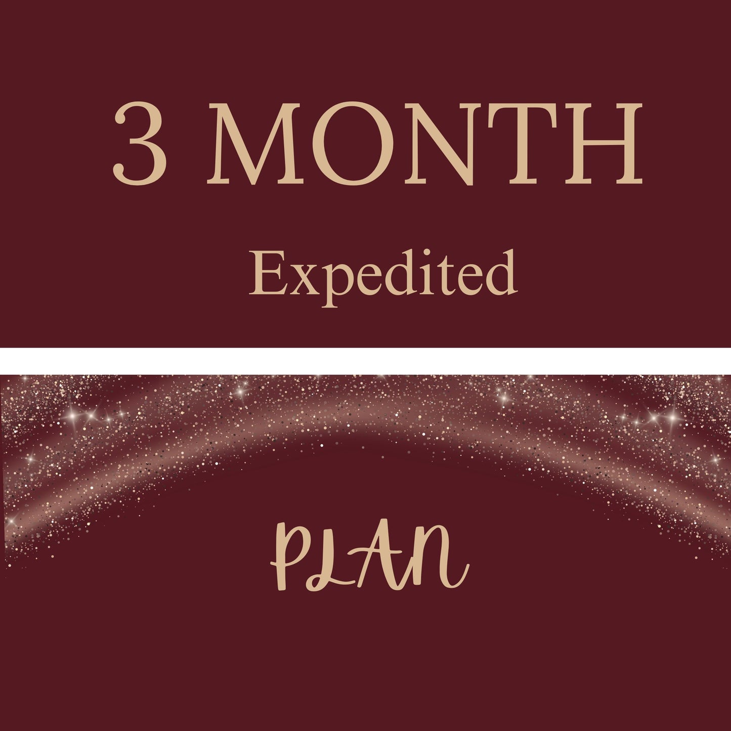 Three Month Plan